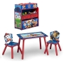 Paw Patrol komplektas: komoda žaislams + stalas su 2 kėdutėmis