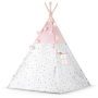 Palapinė Tipi su girlianda, švieselėmis + 3 pagalvėlės