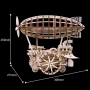 Medinis 3D konstruktorius - Dirižablio modelis