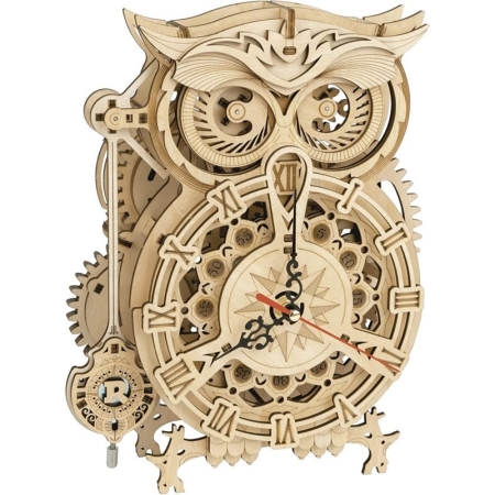 3D konstruktorius Owl Clock