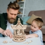 Muzikinis medinis 3D konstruktorius Romantinė Karuselė