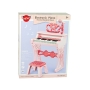 Vaikiškas pianinas su kėdute ir mikrofonu Retro Pink