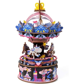 Muzikinis medinis 3D konstruktorius Starry Night
