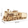 Medinis 3D konstruktorius - Garo traukinio modelis