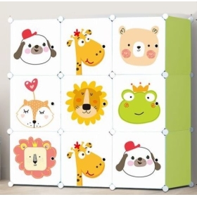 Modulinė spintelė su 9 skyriais Animals