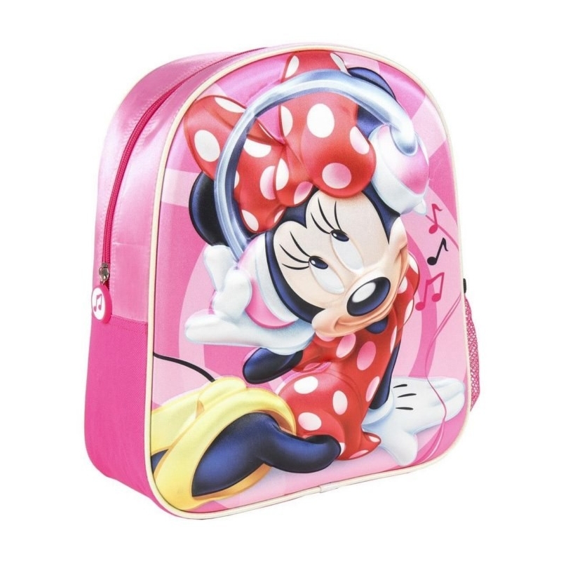 Vaikiška kuprinė Minnie Mouse su 3D efektu ir kišene