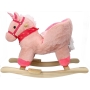 Supamas Pink Unicorn su garsais ir dirželiais