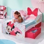 Vaikiška medinė lova Minnie su stalčiais