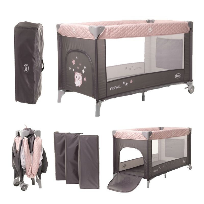 Maniežas 4 Baby Royal Pink su ratukais