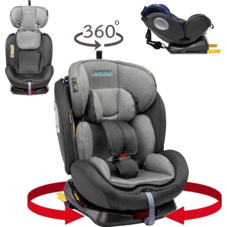 Autokėdutė Caratero Arro 360° su IsoFix Grey