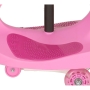 Svingis riedamobilis su LED ratukais Pink
