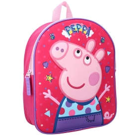 Vaikiška kuprinė Peppa Pig su 3D efektu