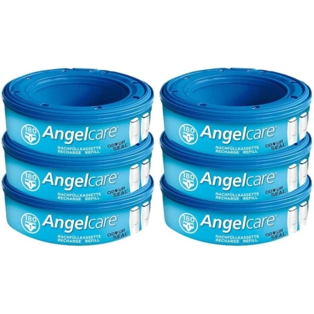 Kasetės sauskelnių konteineriui Angelcare 3 vnt.