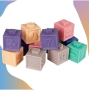 Minkštos sensorinės kaladėlės Soft Blocks 12 vnt.