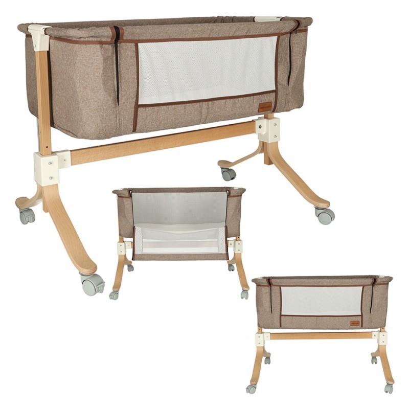 Lopšiukas - lovytė su čiužinuku Wood Elegant 2in1