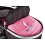 Vežimėlis lėlėms Princess Pink 2in1 su tašyte