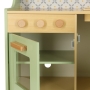 Medinė virtuvėlė Boho Mint su priedais