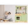Medinė virtuvėlė Boho Mint su priedais