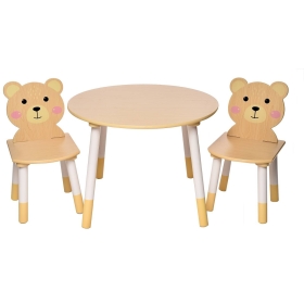 Staliukas su dviem kėdutėmis Teddy
