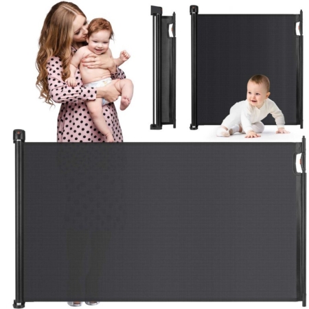 Ištraukiami varteliai - užtvaras Black 140 cm.