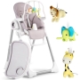 Maitinimo kėdutė Belo Grey su žaislu lanku