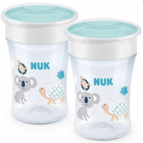 NUK Magic Cup neišsipilanti gertuvė 360°, 2 vnt.
