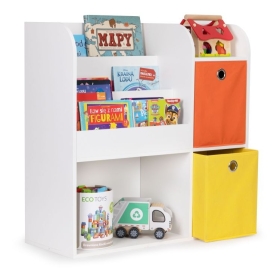 Žaislų ir knygų lentyna su daiktadėžėmis Multi