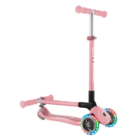 Paspirtukas Globber Primo Foldable Lights Pastel Pink