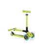 Globber Junior Foldable Lights paspirtukas Lime Green