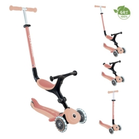 Globber Go-UP Active Ecologic Lights Peach paspirtukas
