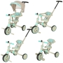 Sulankstomas triratukas Trike Fix V4 su stogeliu