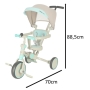 Sulankstomas triratukas Trike Fix V4 su stogeliu