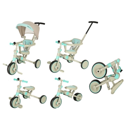 Sulankstomas triratukas Trike Fix V4 su stogeliu