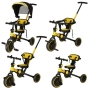 Daugiafunkcinis triratukas su rankena Trike Fix V4