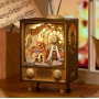 Muzikinis šviečiantis medinis 3D konstruktorius Sunset Carnival