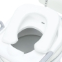 Tualeto treneris su minkšta sėdyne White_Grey