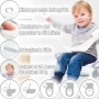 Tualeto treneris su minkšta sėdyne White_Grey