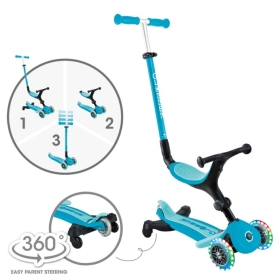 Globber Go UP Active Lights 360 paspirtukas