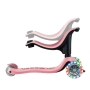 Globber Go UP Sporty Lights Pink paspirtukas