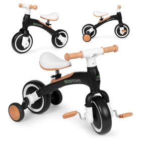 Dviratukas 3in1 su pagalbiniais ratukais ir pedalais Eco