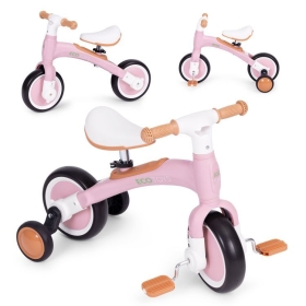 Balansinis dviratukas Eco su pagalbiniais ratukais ir pedalais 3in1