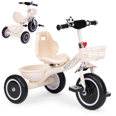 Vaikiškas triratukas su pedalais Ecotoys nuo 12 mėn.