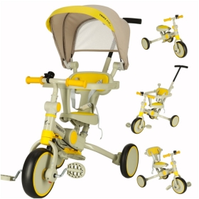 Sulankstomas triratukas su stumimo rankena Trike Fix 4in1