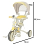 Sulankstomas triratukas su stumimo rankena Trike Fix 4in1