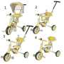 Sulankstomas triratukas su stumimo rankena Trike Fix 4in1