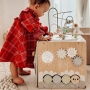 Montessori medinis kubas XL su kaladėlėmis