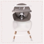Maitinimo kėdutė 3in1 BITEO Grey