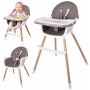 Maitinimo kėdutė 3in1 BITEO Grey