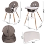 Maitinimo kėdutė 3in1 BITEO Grey