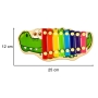 Medinis metalafonas su pagaliukais Crocodile